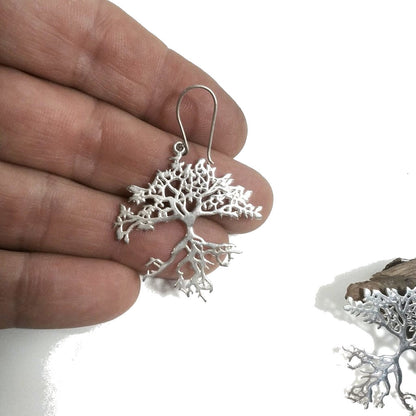 ORECCHINI etnici in argento 925 ALBERO DELLA VITA | Orecchini in argento