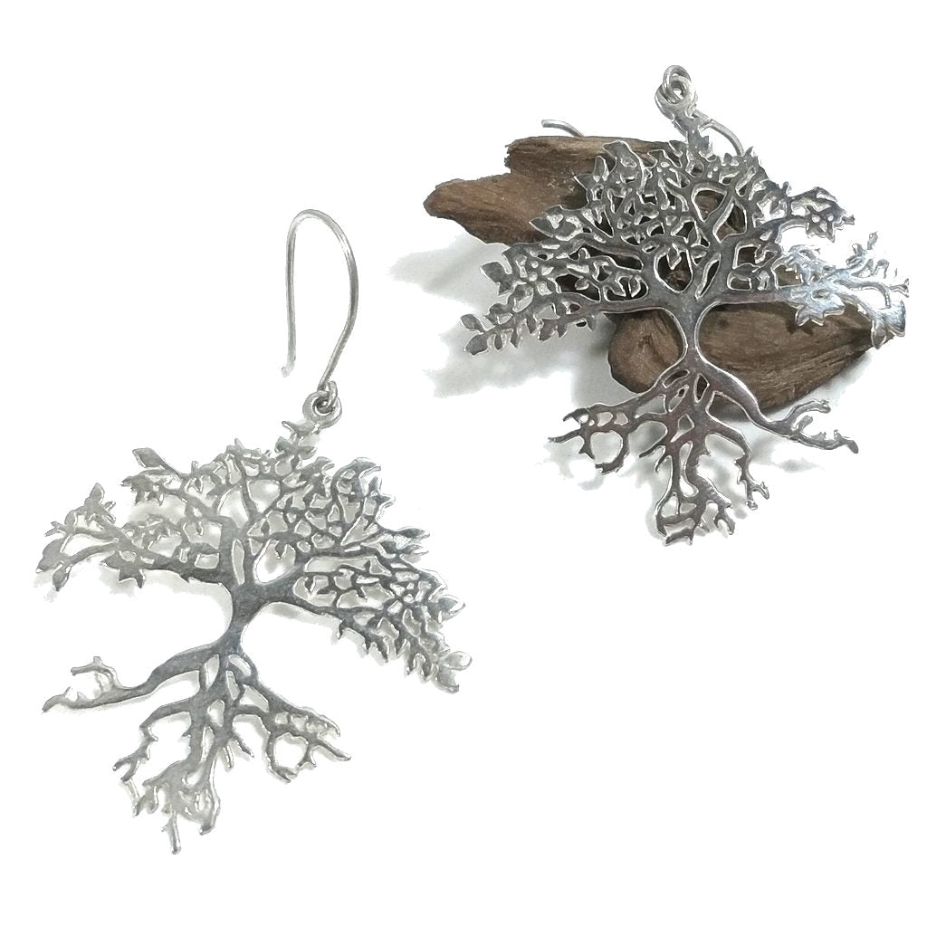 ORECCHINI etnici in argento 925 ALBERO DELLA VITA | Orecchini in argento