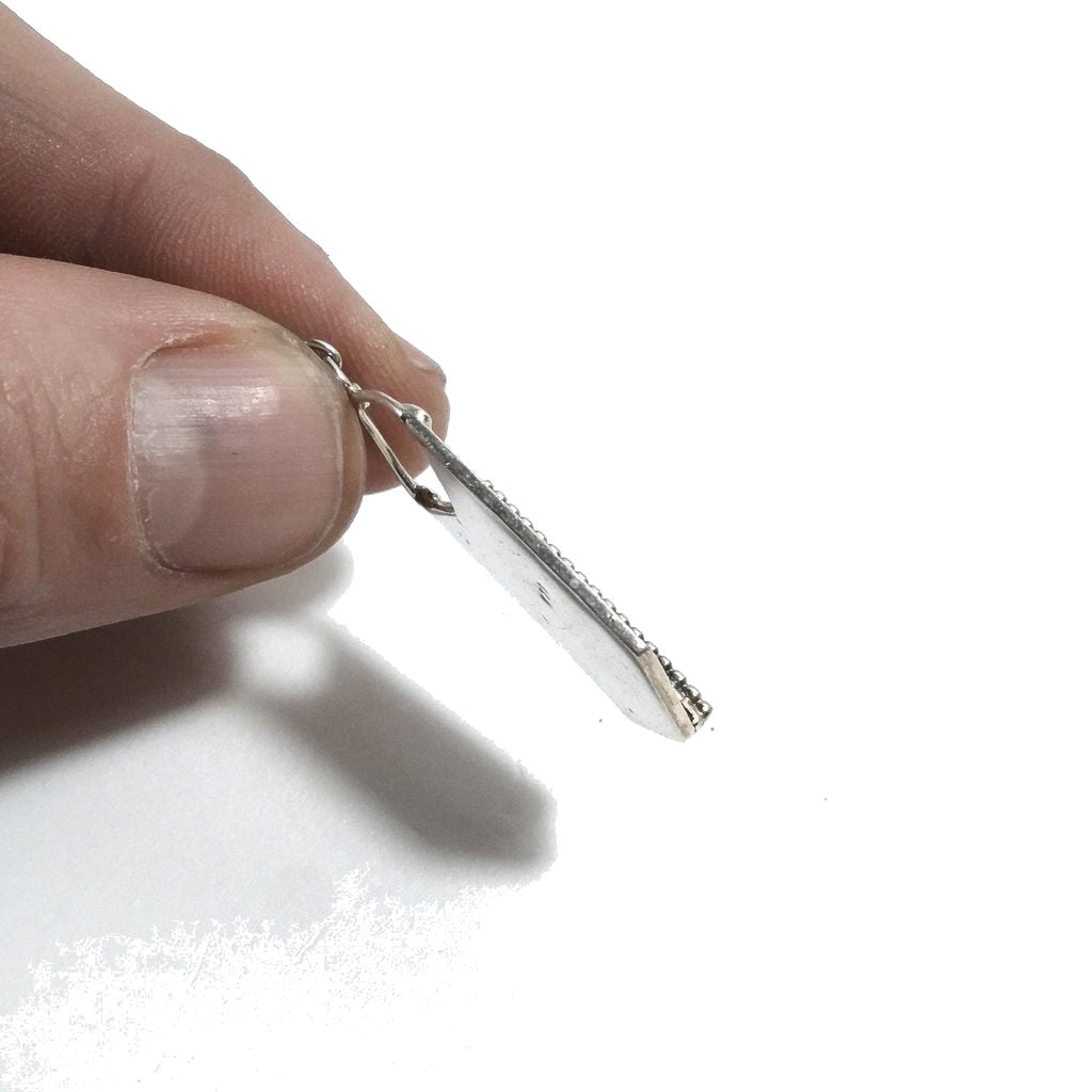 ORECCHINI etnici in argento 925 freccia | Orecchini pendenti