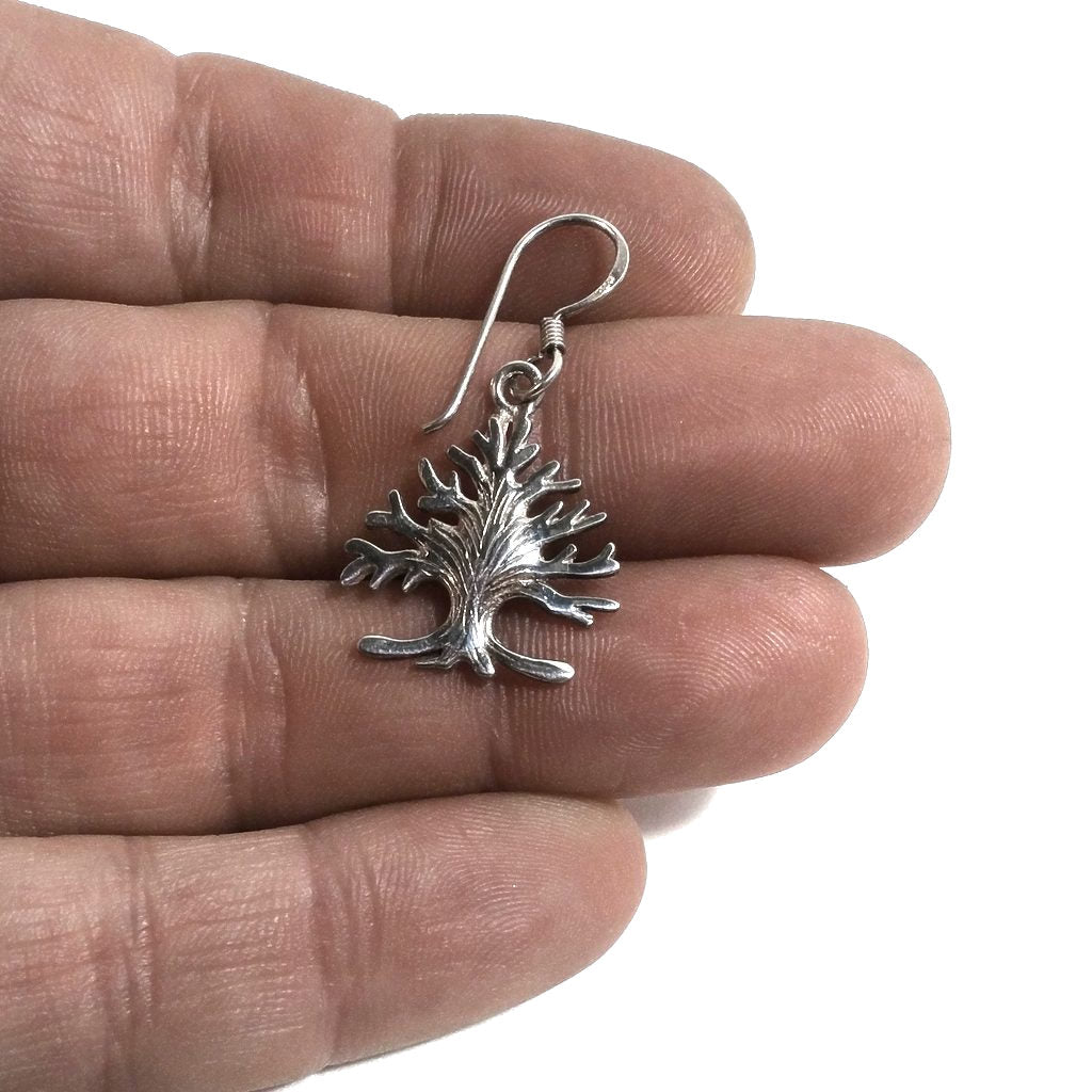 ORECCHINI etnici in argento 925 ALBERO DELLA VITA | Orecchini in argento