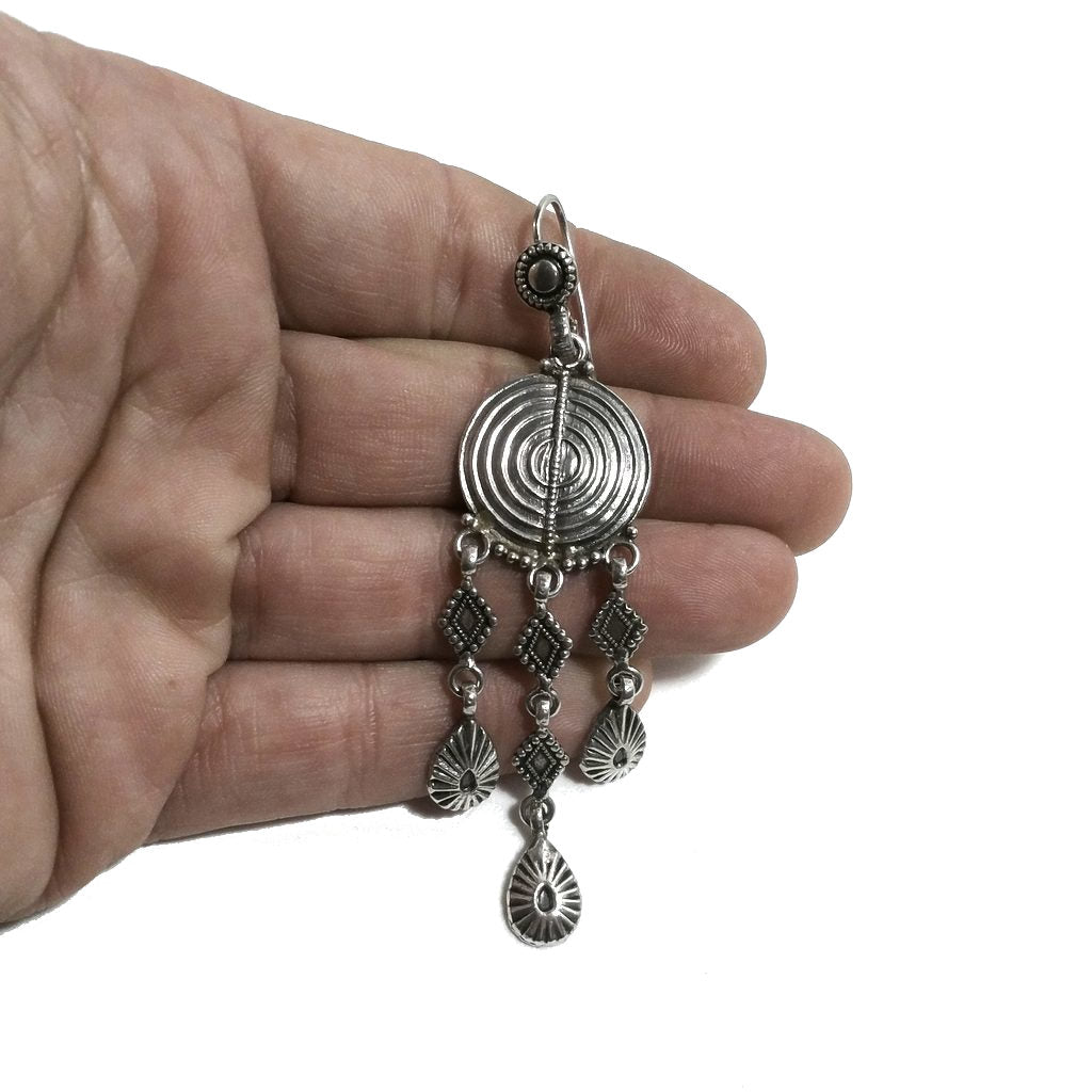 ORECCHINO etnico argento vecchio (>50 anni) | Gioielli da collezione