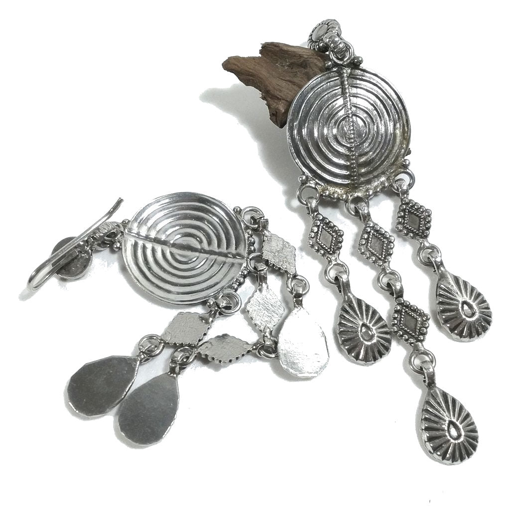 ORECCHINO etnico argento vecchio (>50 anni) | Gioielli da collezione