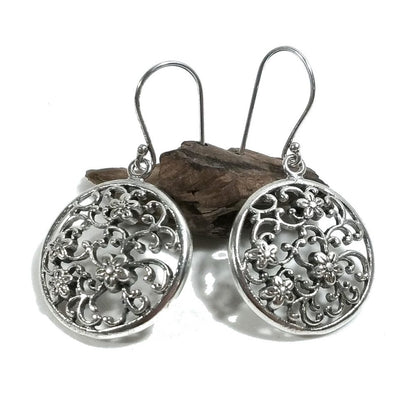 ORECCHINI in argento 925 - Fiore – immagine1