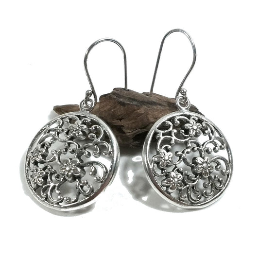 ORECCHINI in argento 925 - Fiore – immagine1