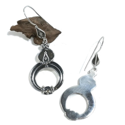 ORECCHINI etnici in argento 925 filigrana otto | Orecchini pendenti