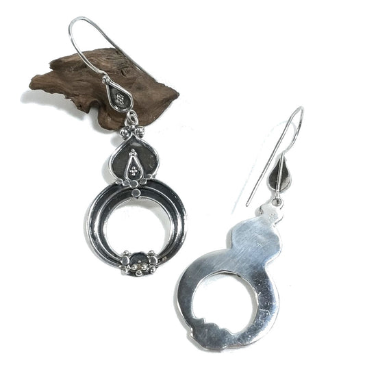 ORECCHINI etnici in argento 925 filigrana otto | Orecchini pendenti
