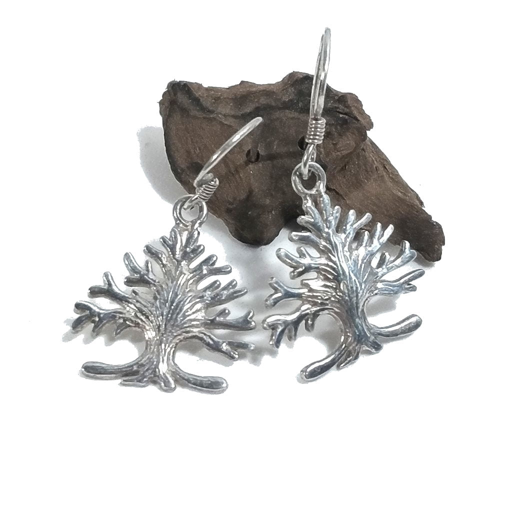 Orecchini A Albero Della Vita In Argento Sterling 925 - Piccoli, Diametro 12 Mm, In Confezione Regalo