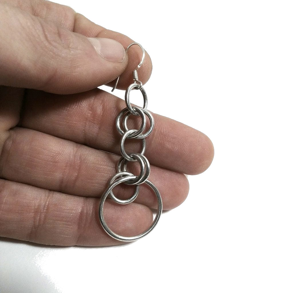 ORECCHINI Argento 925 ORECCHINI artigianali | orecchini in argento | cerchio