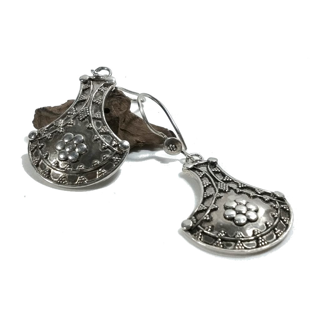 Orecchini etnici in argento 925 - JATARA