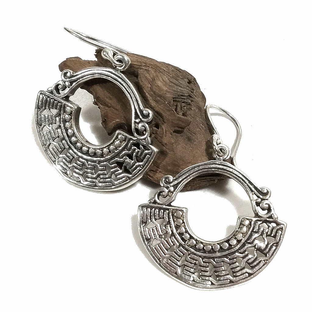 ORECCHINI in argento 925 | Ventaglio | Gioielli in argento