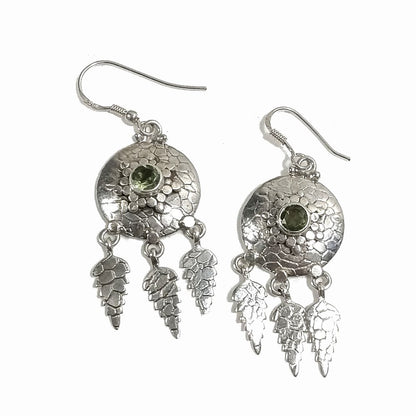Orecchini etnici in argento 925 piume - HORSLEY