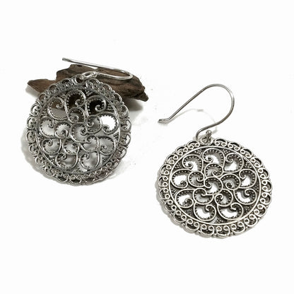 ORECCHINI etnici argento 925 artigianali | Orecchini filigrana | Gioielli etnici
