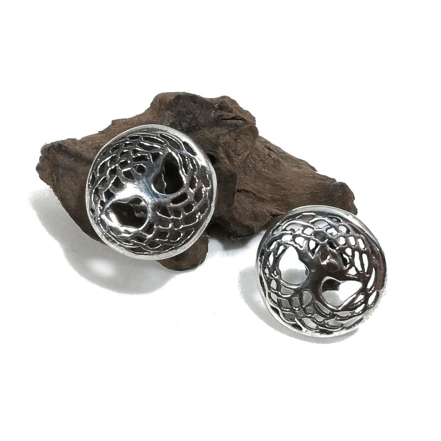 Orecchini da lobo in argento 925 - Albero della VITA | Gioielli argento piercing