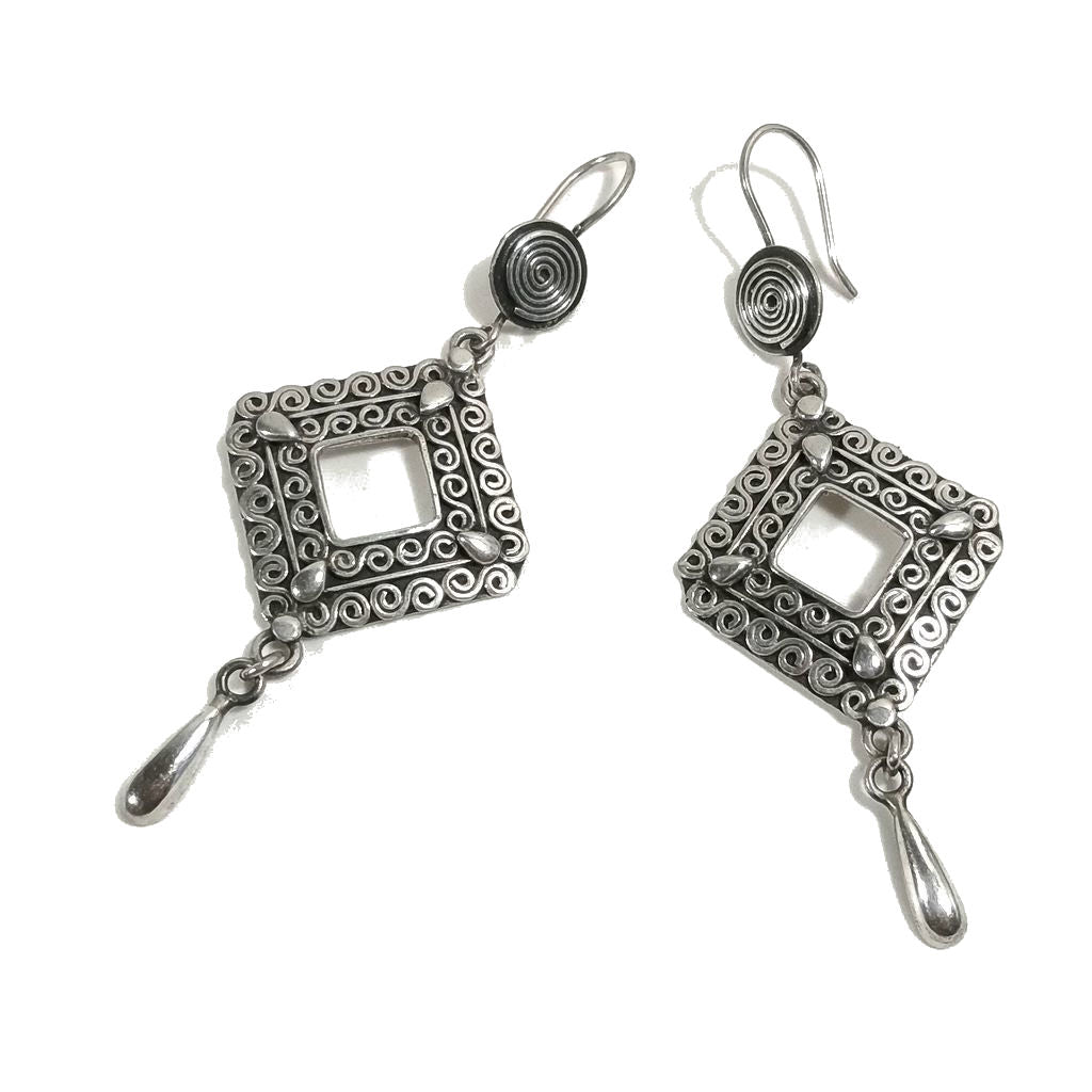 ORECCHINO etnico argento 925 artigianali | Orecchini etnici | BOHO