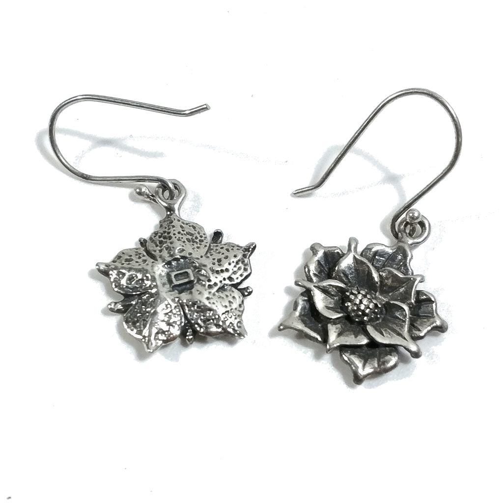 ORECCHINI etnici argento 925 artigianali - GIRASOLE
