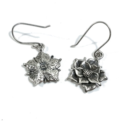 ORECCHINI etnici argento 925 artigianali - GIRASOLE
