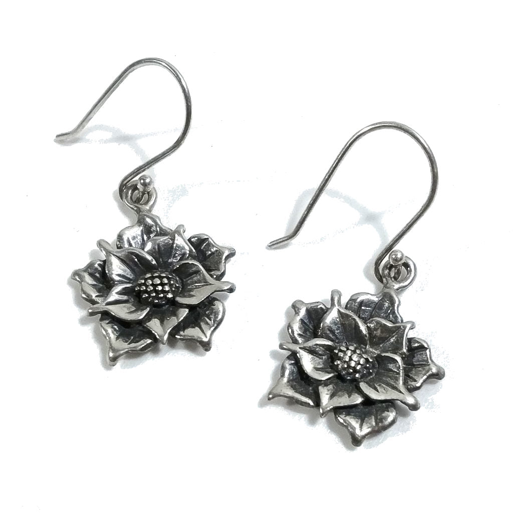 ORECCHINI etnici argento 925 artigianali - GIRASOLE