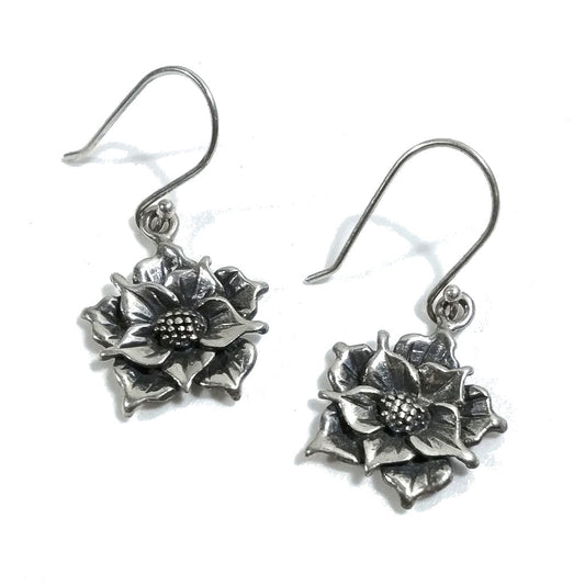 ORECCHINI etnici argento 925 artigianali - GIRASOLE