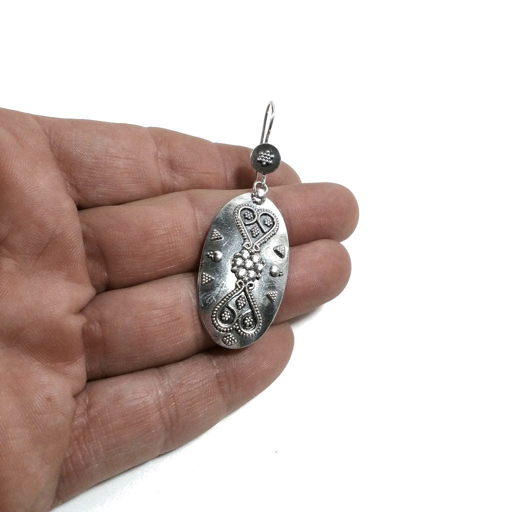 ORECCHINI etnici in argento 925 - DEVAL