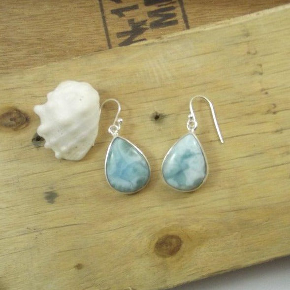Orecchini larimar - argento  925 X