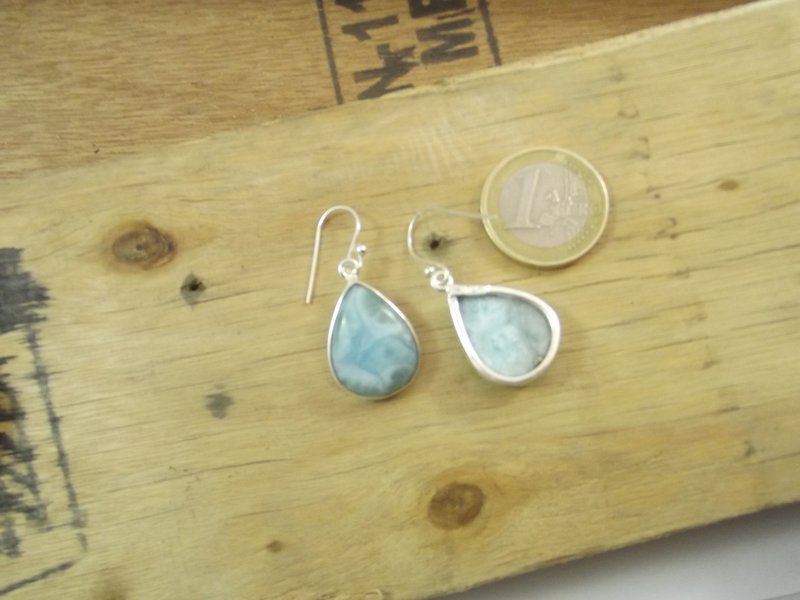 Orecchini in argento 925 - LARIMAR – immagine2