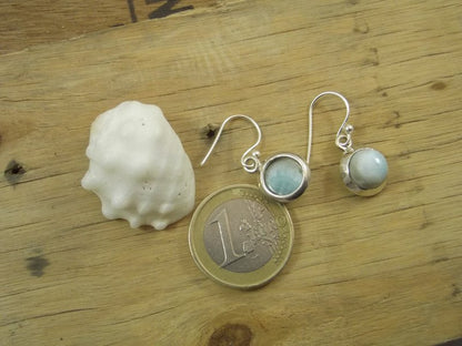 Orecchini in argento 925 con larimar - BADVEL – immagine2