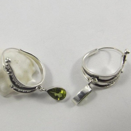 Orecchini Peridot - argento 925
