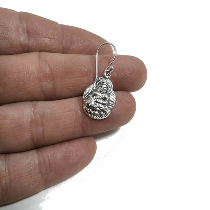 Orecchini etnici in argento 925 - SHIVA