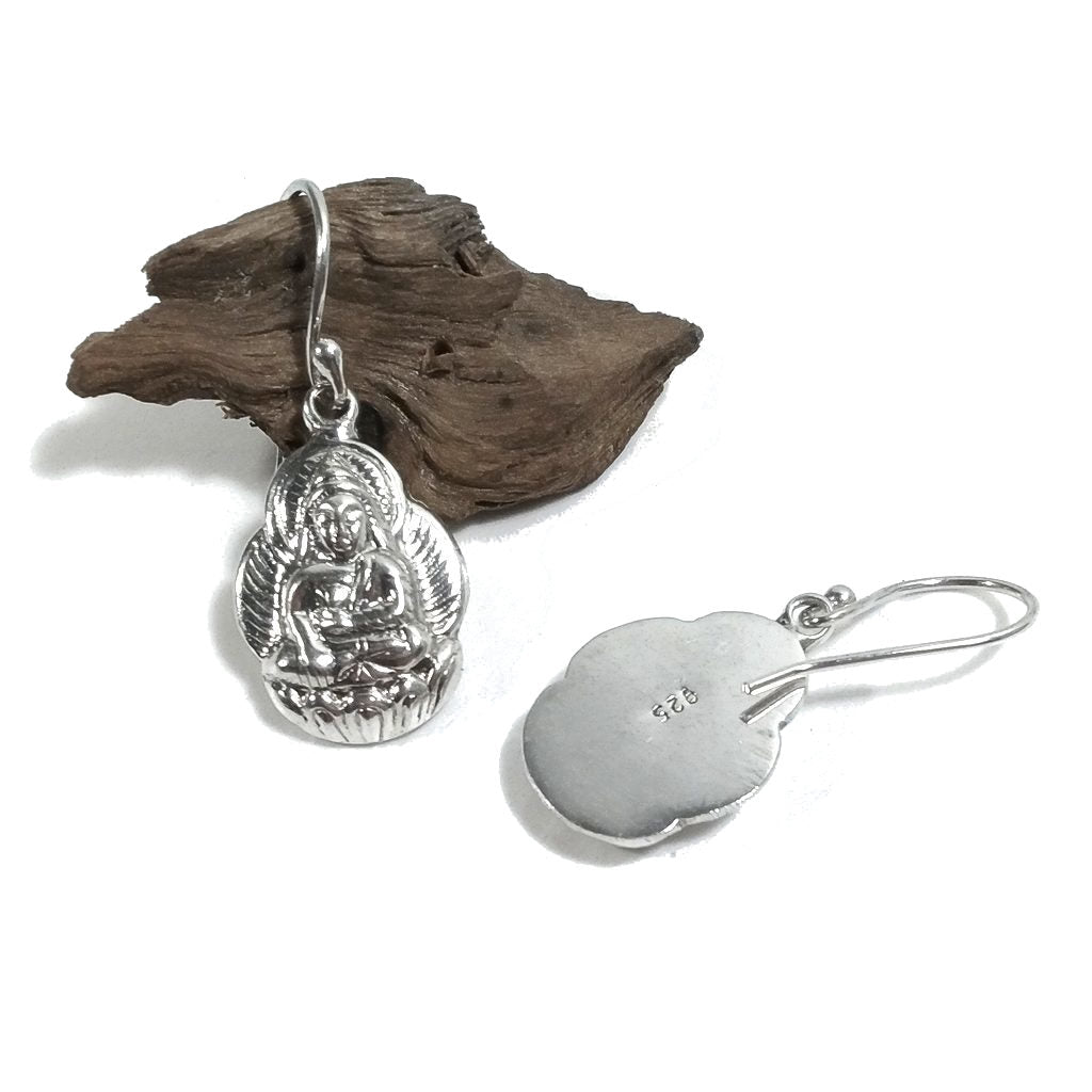 Orecchini etnici in argento 925 - SHIVA
