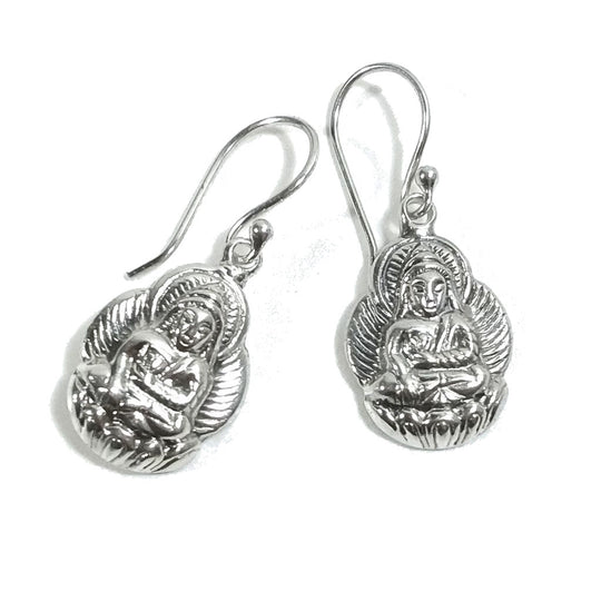 Orecchini a perno rotondi SUVANI in argento sterling con Orecchini a perno rotondi SUVANI in argento sterling con