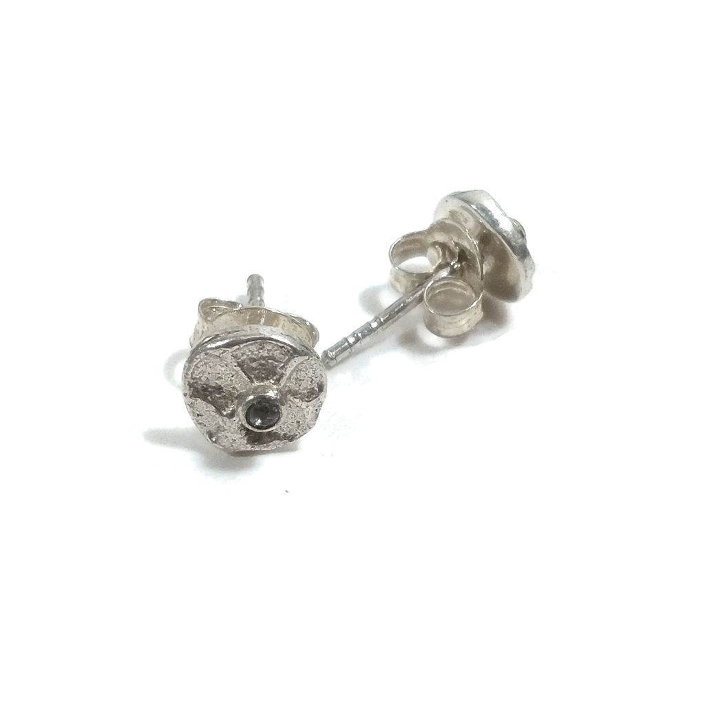 MINI Orecchini argento 925 - Pietra di luna | Gioielli argento piercing