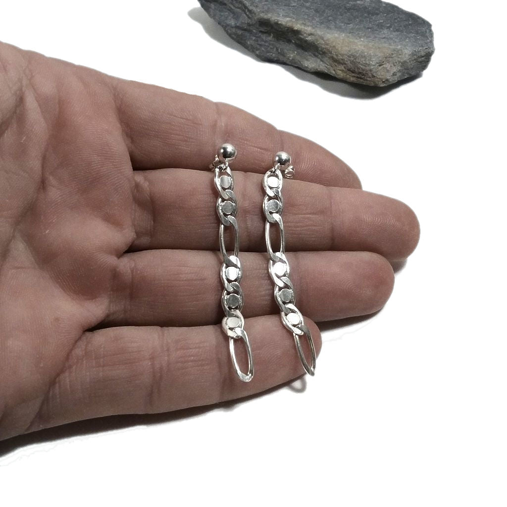 Orecchini lunghi artigianali Argento 925 ORECCHINI | GROUMETTE