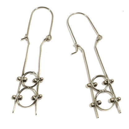 ORECCHINI contemporanei Ottone lucido ORECCHINI | artigianali | Minimal