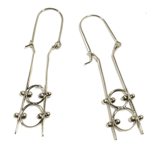 ORECCHINI contemporanei Ottone lucido ORECCHINI | artigianali | Minimal