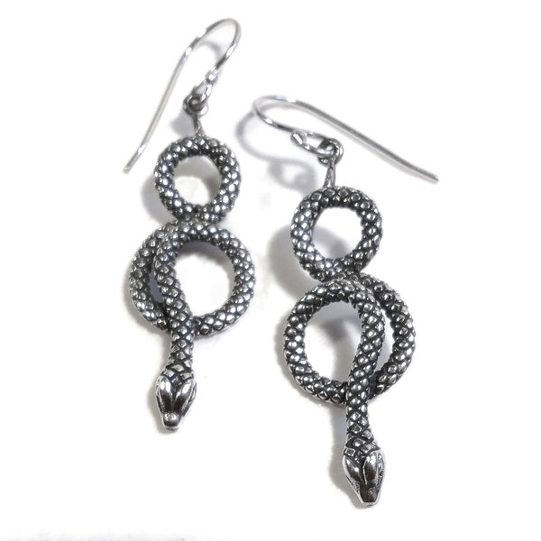 ORECCHINI a SERPENTE in argento - PURNA
