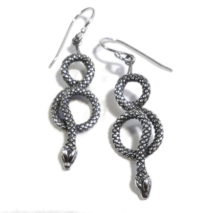 ORECCHINI a SERPENTE in argento - PURNA