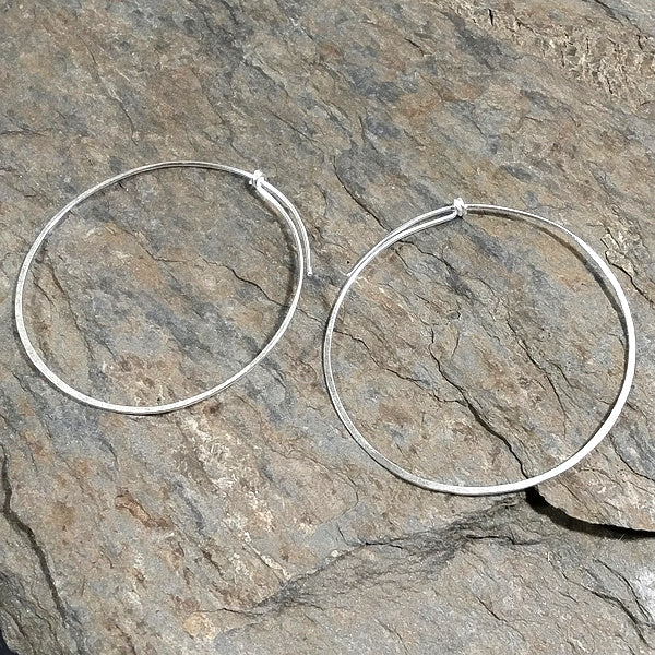 ORECCHINI FAIREY cerchio da lobo argento | Orecchini artigianali