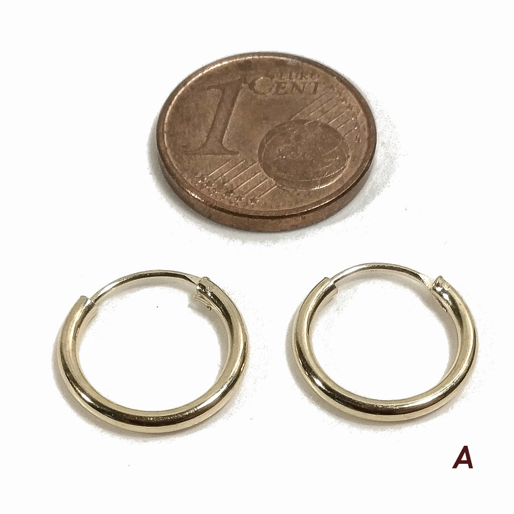Orecchini A Sfera In Argento 925 Di PRETTERY: Tre Misure (3-4-5 Mm) E Tre Colori (argento, Oro, Oro Rosa) Per Un Look Semplice E Chic