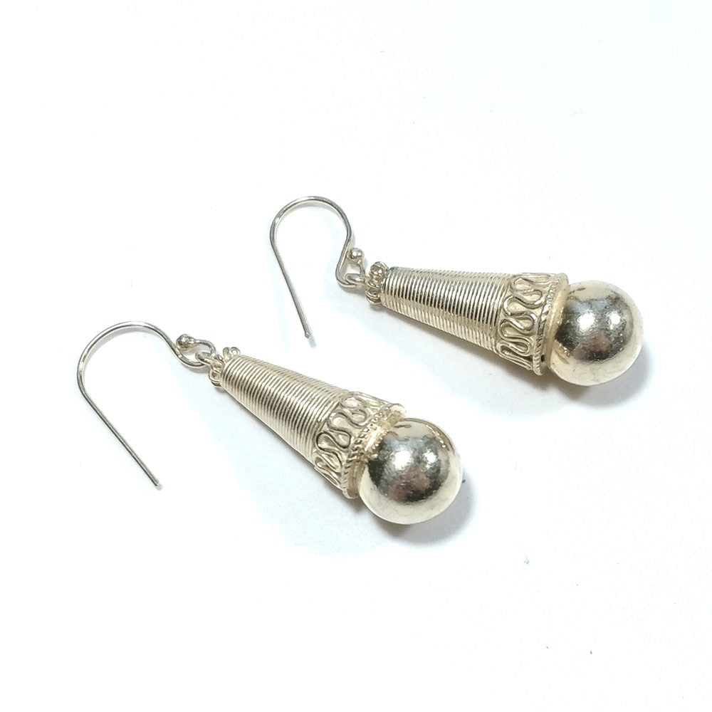 ORECCHINI ETNICI Argento 925 dorato ORECCHINI artigianali | ETNICO – immagine4