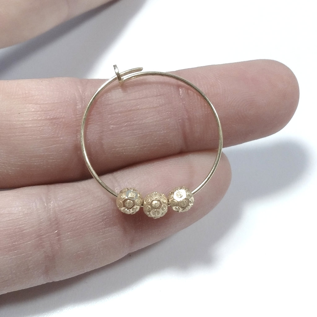 ORECCHINI ETNICI Oro 18 carati Orecchini artigianali | ETNICO