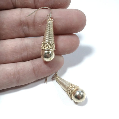 ORECCHINI ETNICI Argento 925 dorato Orecchini artigianali | ETNICO