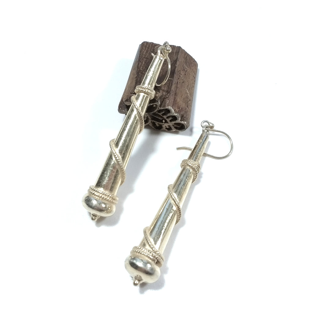 ORECCHINI ETNICI Argento 925 dorato Orecchini artigianali | ETNICO