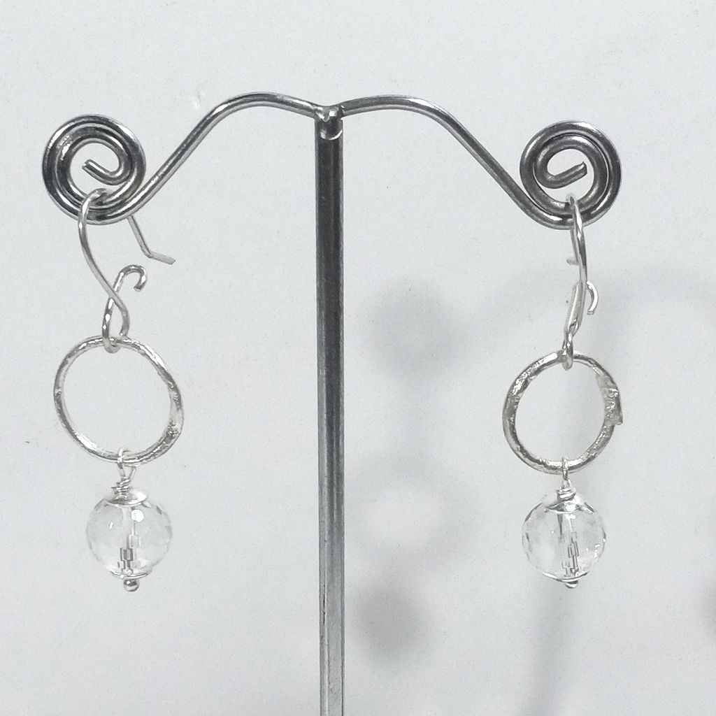 ORECCHINI con pietra - il cerchio della vita - orecchini | GIOIELLI IN ARGENTO