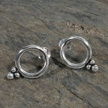 ORECCHINI BHINI da lobo in ARGENTO artigianali | Campanelle in argento – immagine1