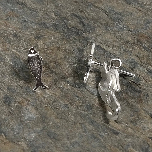 ORECCHINI - FRITZ THE CAT da lobo in ARGENTO artigianali | Campanelle in argento