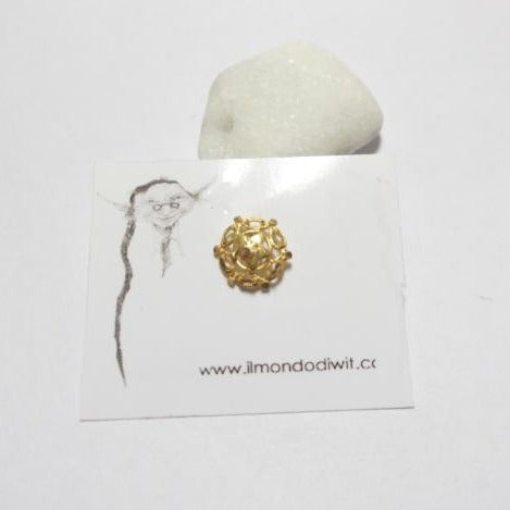 Orecchino da naso in oro 18 carati 10mm
