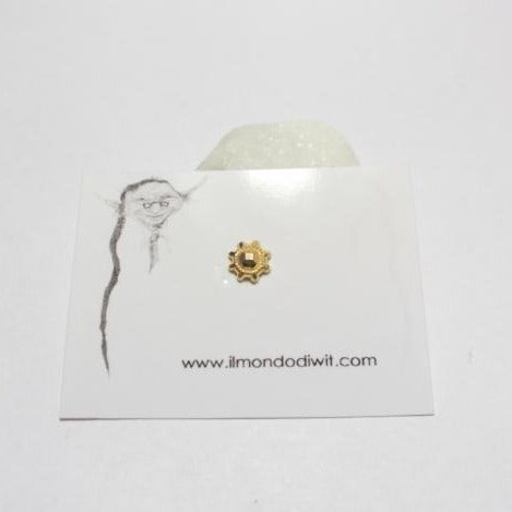 Orecchino da naso in oro 18  carati 6mm