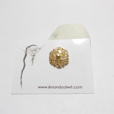 Orecchino da naso in oro 18 carati 12mm