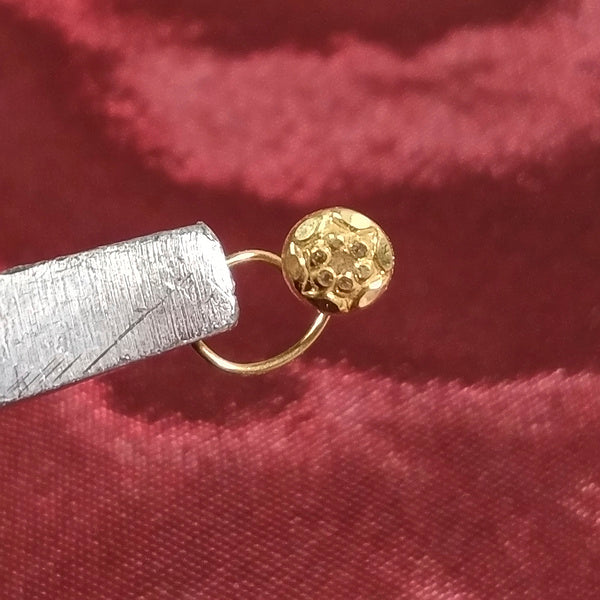 Orecchino da naso indiani oro 4 mm - BIMAL