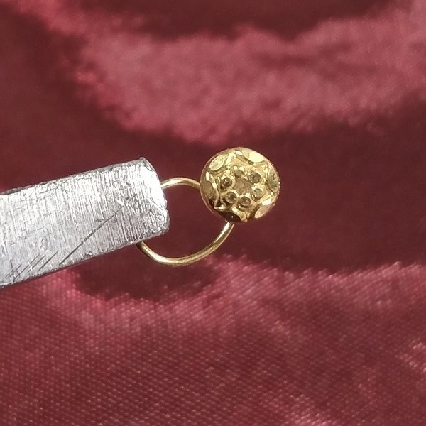 Orecchino da naso indiani oro 4 mm - BIMAL